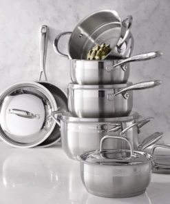 Paderno Classic 11-Piece Stainless Steel Cookware Set | Batterie De Cuisine En Acier Inoxydable Classique, 11 Pièces 10 Paderno Classic 11-Piece Stainless Steel Cookware Set | Batterie De Cuisine En Acier Inoxydable Classique, 11 Pièces