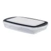 Paderno 2.8 Qt Glass Oblong Baking Dish With Lid 2 Paderno 2.8 Qt Glass Oblong Baking Dish With Lid