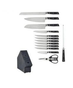 Paderno Highland Fully Forged 14-Piece Knife Block Set
