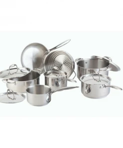 Paderno Canadian Signature 13-Piece Stainless Steel Cookware Set | Batterie De Cuisine En Acier Inoxydable Signature Canadienne, 13 Pièces