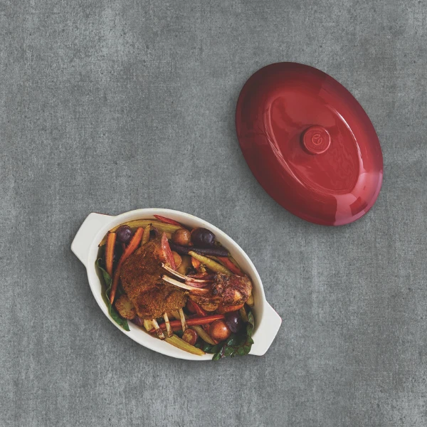 Paderno Bakeware Ceramic 2 1/2 Quart Dish 4 Paderno Bakeware Ceramic 2 1/2 Quart Dish