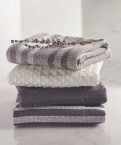Paderno Terry Dishcloth 4-Pack, Charcoal | Lavettes En Tissu éponge, Paq. 4, Gris Foncé Best Sellers