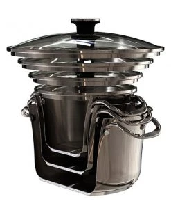 Paderno Signature 10-Piece Stacking Stainless Steel Cookware Set 15 Paderno Signature 10-Piece Stacking Stainless Steel Cookware Set