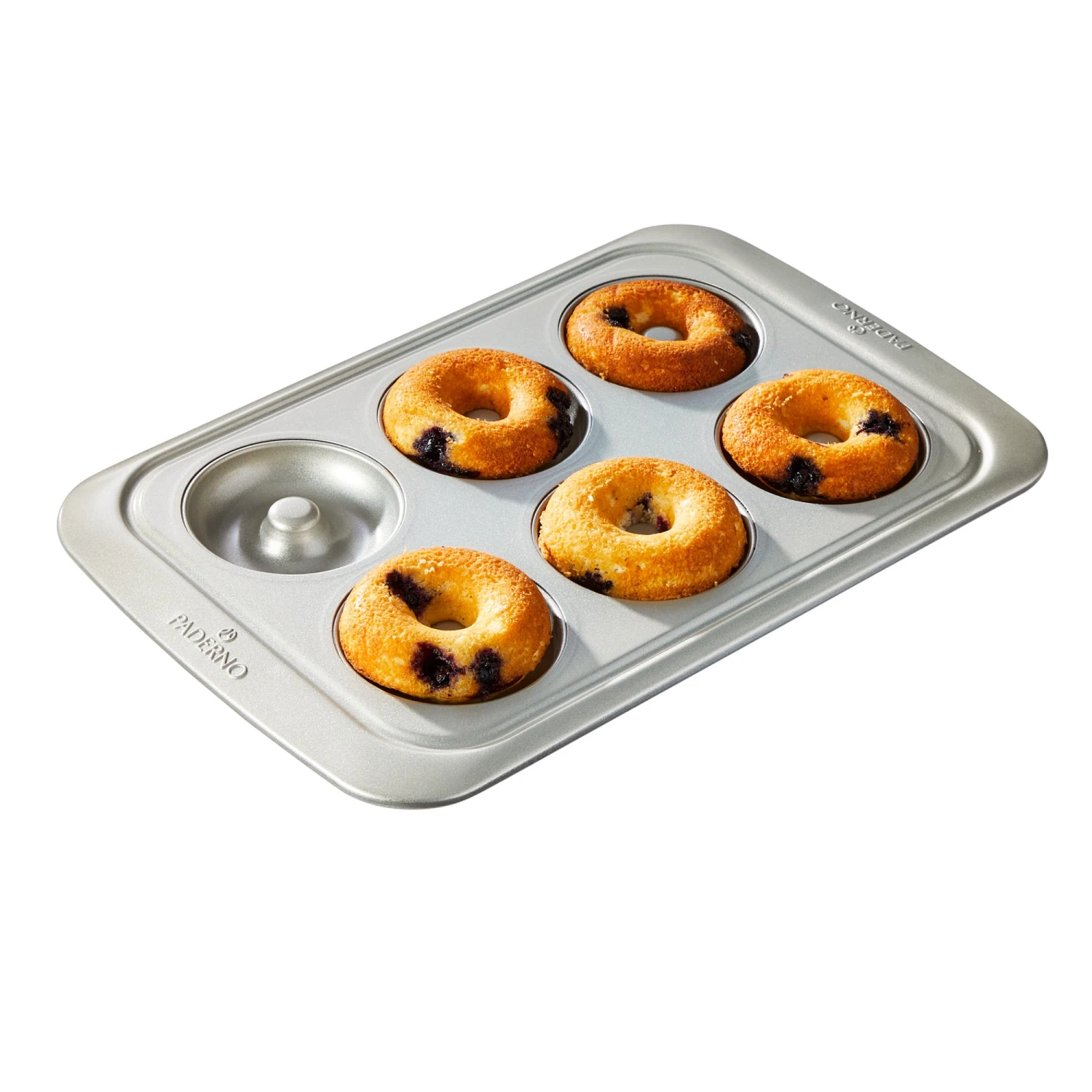 Paderno Non-Stick Doughnut Pan Bakeware 5 Paderno Non-Stick Doughnut Pan Bakeware