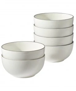 Paderno Bonavista Mid-Rim Soup Bowl Set, 6 Piece
