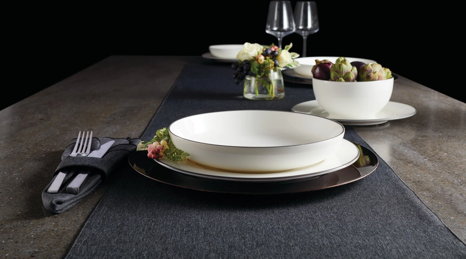 Paderno Best Sellers Bonavista Mid-Rim Dinner Bowl Set, 6 Piece 7 Paderno Best Sellers Bonavista Mid-Rim Dinner Bowl Set, 6 Piece