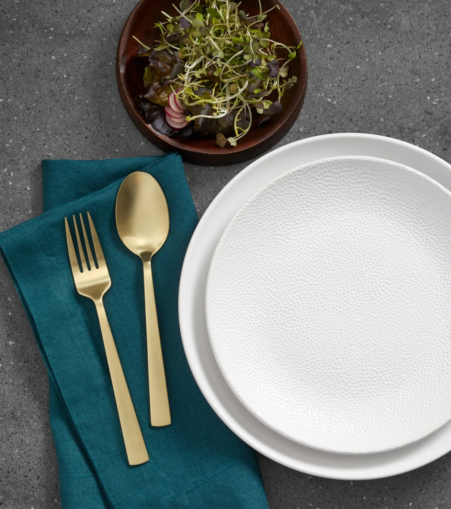 1429840E_ab8855eb-6155-4c90-a8fa-b91b019854cf.jpg Paderno Cranbrook Coupe Salad Plate Set, 6 Piece