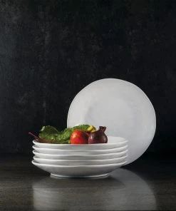 Paderno Best Sellers Sandbank Organic Salad Plate Set, 6 Piece