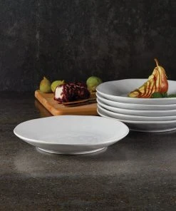 Paderno Best Sellers Sandbank Organic Salad Plate Set, 6 Piece