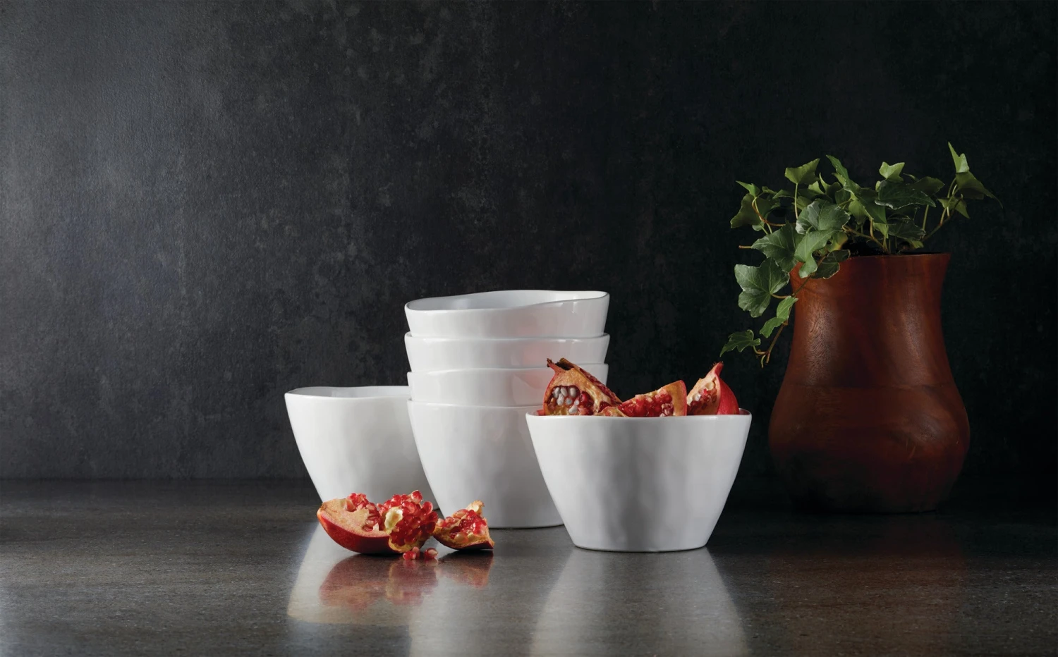 Paderno Sandbank Organic Soup Bowl Set, 6 Piece 6 Paderno Sandbank Organic Soup Bowl Set, 6 Piece