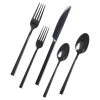 Paderno Belvedere Black 20 Piece Flatware Set, Polished Finish Best Sellers 1 Paderno Belvedere Black 20 Piece Flatware Set, Polished Finish Best Sellers