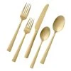 Paderno Summerside Champagne 20 Piece Flatware Set, Matte Finish 2 Paderno Summerside Champagne 20 Piece Flatware Set, Matte Finish