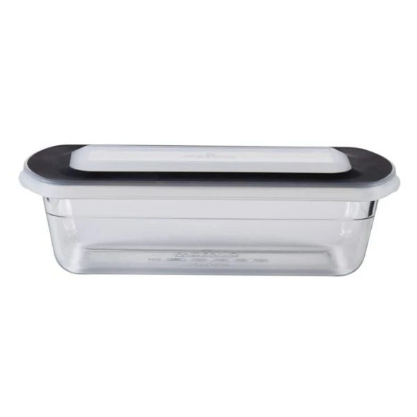 Paderno Bakeware 1.6 Qt Glass Loaf Pan With Lid 4 Paderno Bakeware 1.6 Qt Glass Loaf Pan With Lid