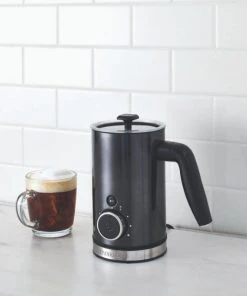 Paderno Variable Temperature Electric Milk Frother Coffee & Tea