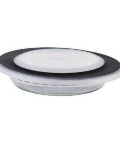 Paderno 9" Glass Pie Plate With Lid
