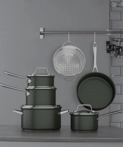 Paderno 9" Glass Pie Plate With Lid