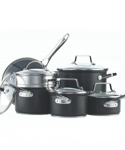 Paderno Cookware Sets Non-Stick Hard-Anodized Cookset, 12-pc | Batterie De Cuisine Antiadhésive, 12 Pièces 24 Paderno Cookware Sets Non-Stick Hard-Anodized Cookset, 12-pc | Batterie De Cuisine Antiadhésive, 12 Pièces