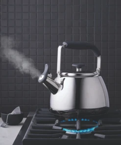 Paderno Polished Stainless Steel Stovetop Kettle | Bouilloire Sur La Cuisinière En Acier Inoxydable Poli Cookware