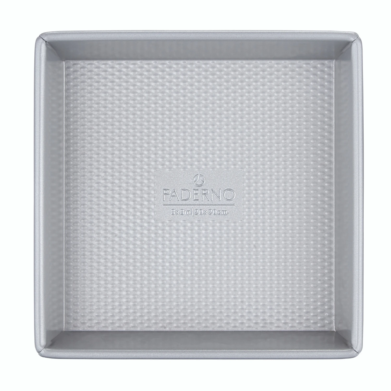 Paderno Professional Square Pan, 8-in | Moule à Gâteau Carré Professionelle, 8 Po Bakeware 4 Paderno Professional Square Pan, 8-in | Moule à Gâteau Carré Professionelle, 8 Po Bakeware