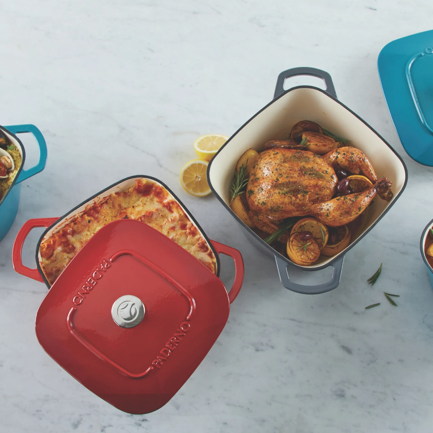 Paderno Cookware Dutch Oven 6.5 Quarts, Red | Cocotte En Fonte 6.5 Pintes, Rouge 9 Paderno Cookware Dutch Oven 6.5 Quarts, Red | Cocotte En Fonte 6.5 Pintes, Rouge