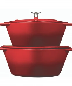 Paderno Cookware Dutch Oven 6.5 Quarts, Red | Cocotte En Fonte 6.5 Pintes, Rouge 18 Paderno Cookware Dutch Oven 6.5 Quarts, Red | Cocotte En Fonte 6.5 Pintes, Rouge