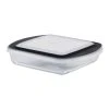 Paderno Bakeware 1.7 Qt Glass Square Baking Dish With Lid 1 Paderno Bakeware 1.7 Qt Glass Square Baking Dish With Lid