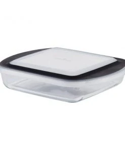 Paderno Bakeware 1.7 Qt Glass Square Baking Dish With Lid