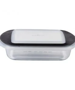 Paderno Bakeware 1.7 Qt Glass Square Baking Dish With Lid