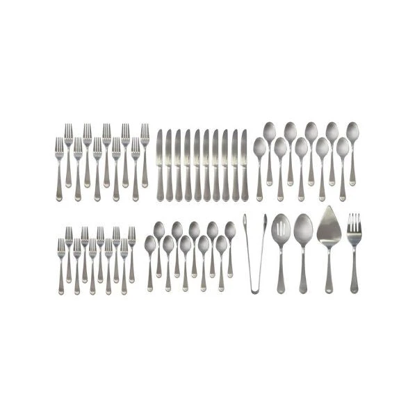 Paderno Richmond Polished Finish 55 Piece Flatware Set | Service De Couverts Polis Richmond, Paq. 55 Best Sellers 4 Paderno Richmond Polished Finish 55 Piece Flatware Set | Service De Couverts Polis Richmond, Paq. 55 Best Sellers