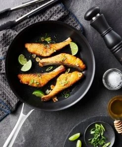 Paderno Cookware Signature Non-Stick Hard-Anodized Fry Pan, 26 Cm