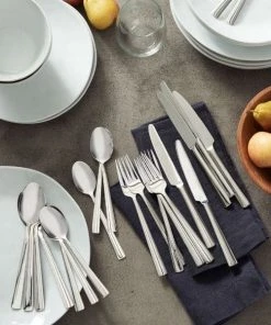 Paderno Argentia 60 Piece Flatware Set, Polished Finish 7 Paderno Argentia 60 Piece Flatware Set, Polished Finish