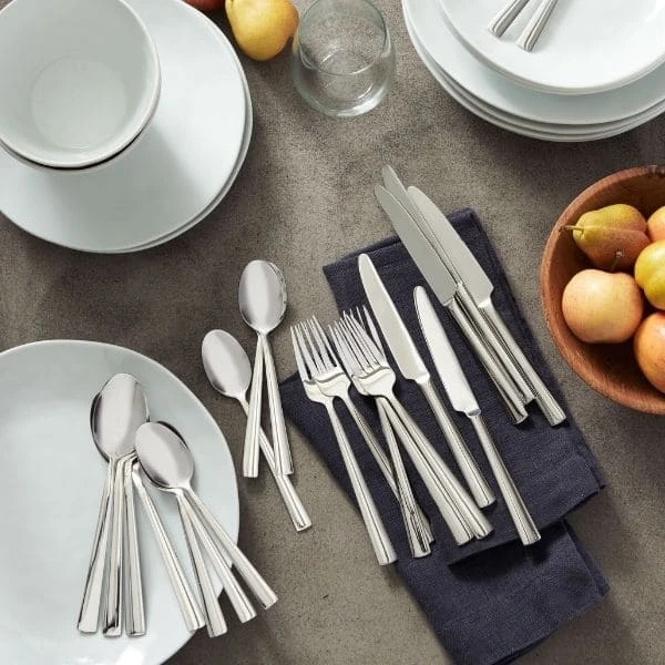 Paderno Argentia 60 Piece Flatware Set, Polished Finish 5 Paderno Argentia 60 Piece Flatware Set, Polished Finish