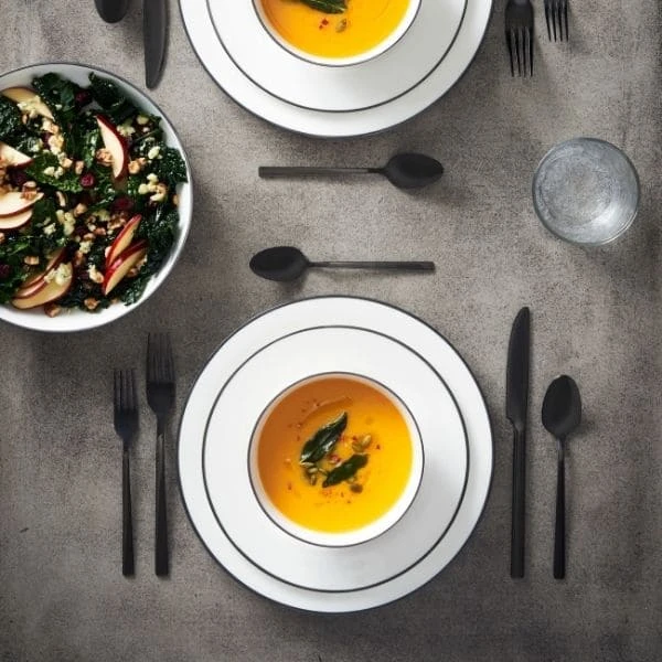 Paderno Best Sellers Bonavista Mid-Rim Dinner Bowl Set, 6 Piece 8 Paderno Best Sellers Bonavista Mid-Rim Dinner Bowl Set, 6 Piece