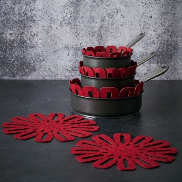 Paderno New Arrivals 5-Piece Pot Protector Set 3 Paderno New Arrivals 5-Piece Pot Protector Set