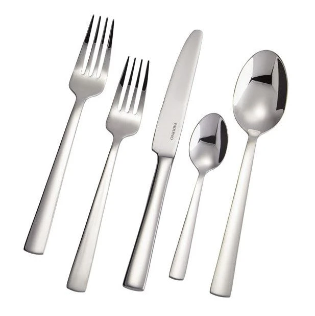Paderno Argentia 60 Piece Flatware Set, Polished Finish 3 Paderno Argentia 60 Piece Flatware Set, Polished Finish