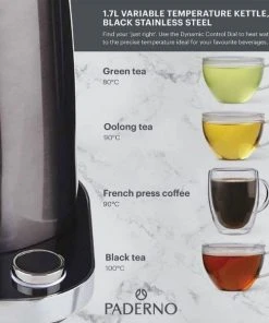 Paderno Coffee & Tea Variable Temperature Kettle 11 Paderno Coffee & Tea Variable Temperature Kettle