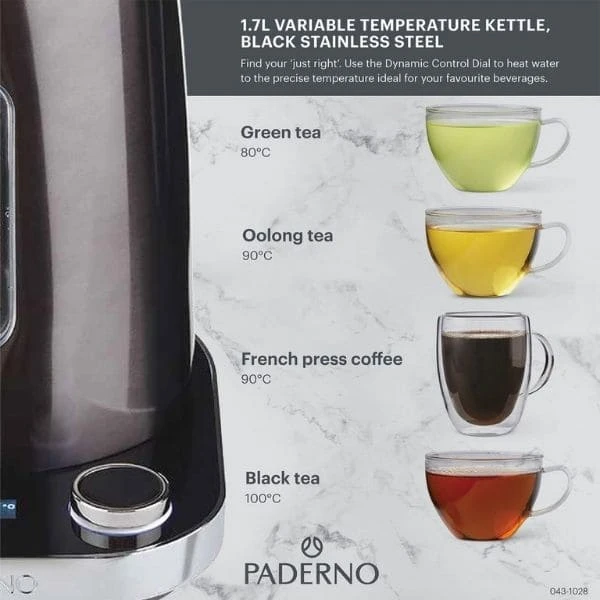 Paderno Coffee & Tea Variable Temperature Kettle 7 Paderno Coffee & Tea Variable Temperature Kettle