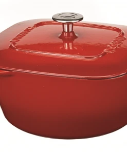 Paderno Cookware Dutch Oven 5 Quarts, Red | Cocotte En Fonte 5 Pintes, Rouge