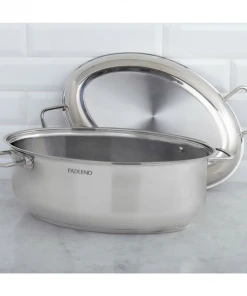 Paderno Stainless Steel Multi-Roaster With Removable Rack | Rôtissoire Multifonction Avec Grille Amovible