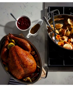 Paderno Stainless Steel Multi-Roaster With Removable Rack | Rôtissoire Multifonction Avec Grille Amovible