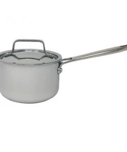 Paderno Canadian Professional Stainless Steel Clad Saucepan, 3.2 Qt Cookware