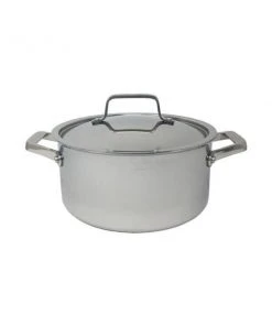 Paderno Cookware Canadian Professional Stainless Steel Clad Dutch Oven, 5.4 Qt