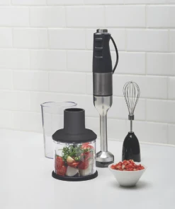 Paderno Appliances Vortex Blade Variable Speed Immersion Blender | Mélangeur à Immersion à Vitesse Variable Avec Lame Vortex