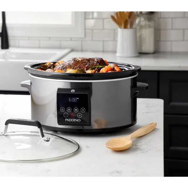 Paderno 6-Quart Programmable Slow Cooker | Mijoteuse Programmable De 6 pintes 6 Paderno 6-Quart Programmable Slow Cooker | Mijoteuse Programmable De 6 pintes